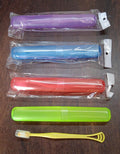 2 in 1 Soft Toothbrush and Tongue With Toothbrush Cover Cleaner Scraper for Men and Women, Kids, Adults Plastic Toothbrush Cover / Case / Holder (1 Pc) - Shopmania Wholesale