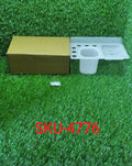 Image of a plastic soap dish and tray, designed for convenience in bathroom and kitchen areas.