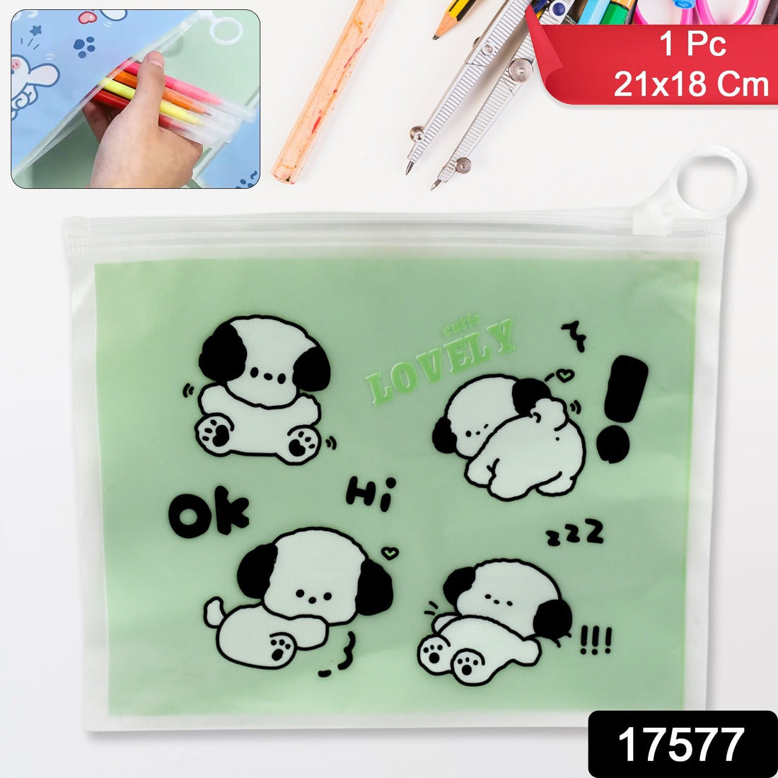Reusable Multipurpose Pouch Pen Stationary Case Travel, Boys & Girls Pouch with Zip for Travel, School, Stationary (1 Pc/ Mix Design) - Shopmania Wholesale
