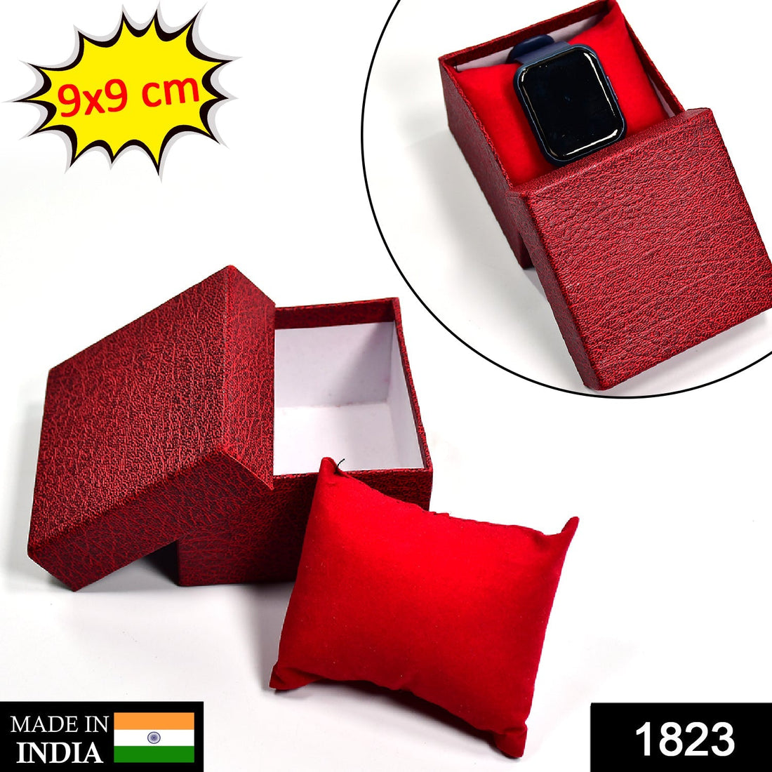 Cardboard watch box for single watch display.