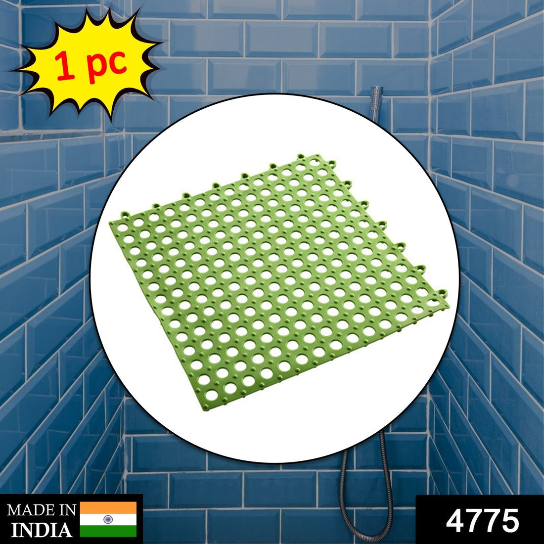 Bath anti-slip mat designed to prevent slipping on wet surfaces