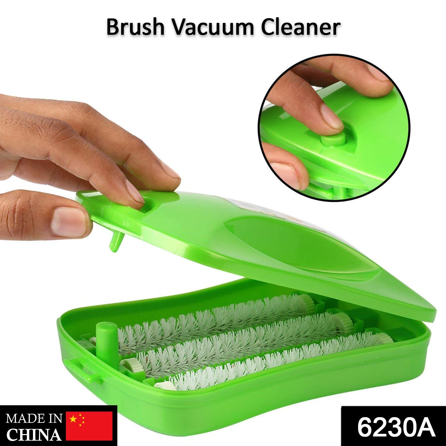 Plastic Handheld Carpet Roller Brush Cleaning with Dust Crumb Collector, Wet, and Dry Brush your brand