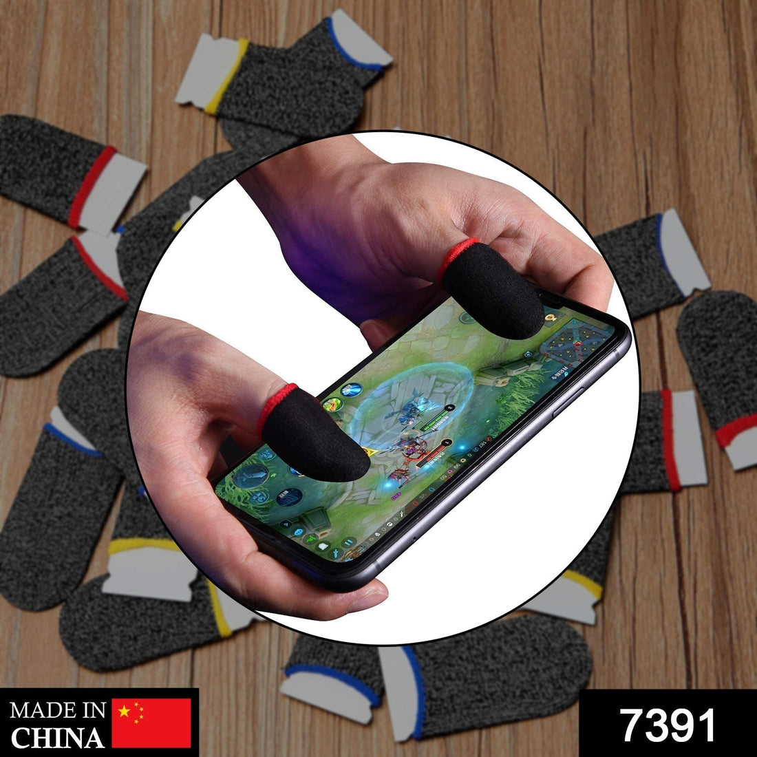 Thumb & Finger Sleeve for Mobile Game, Pubg,Cod,Freefire (1Pair only) your brand