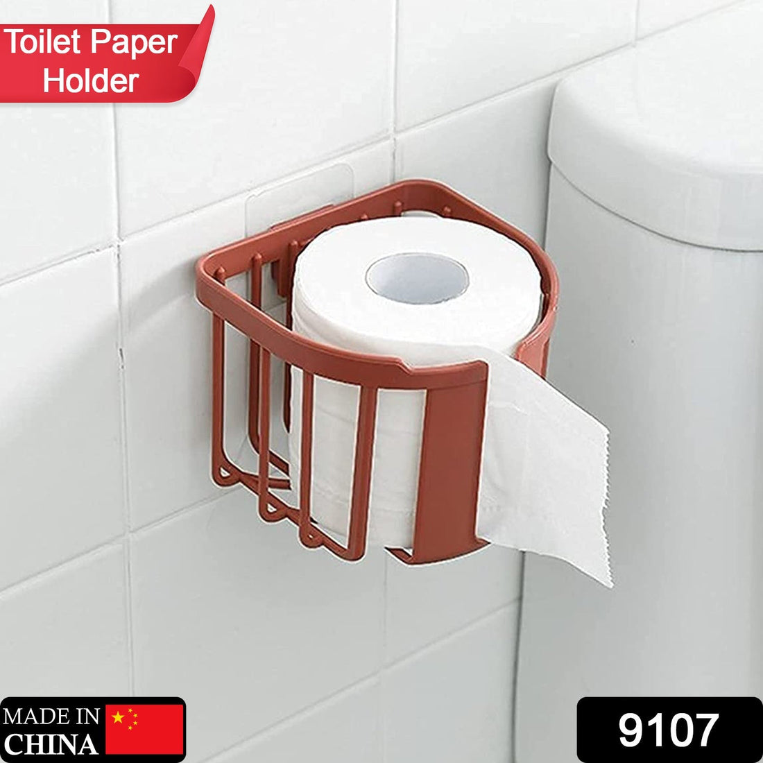 Modern toilet roll holder suitable for bathroom and kitchen.