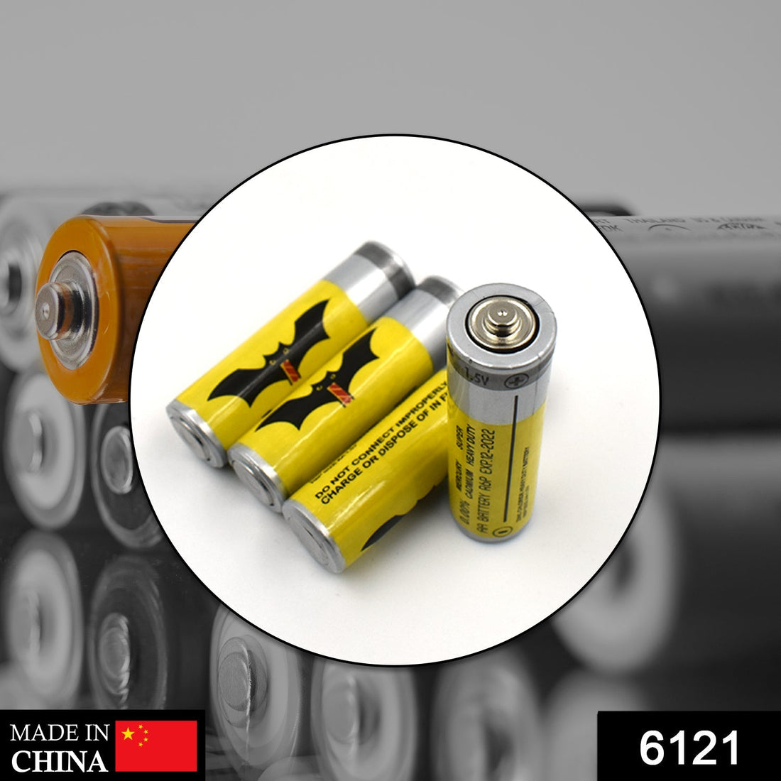 4Pc AA battery set for powering remote controls and torches.