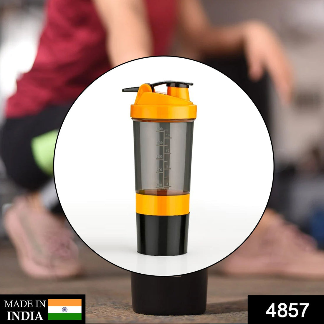 Shaker bottle for mixing protein shakes