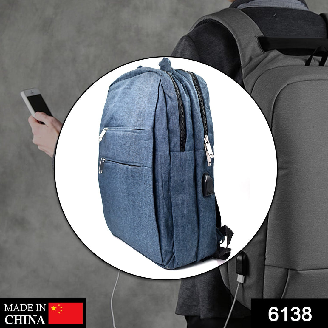 USB point laptop bag for office use.