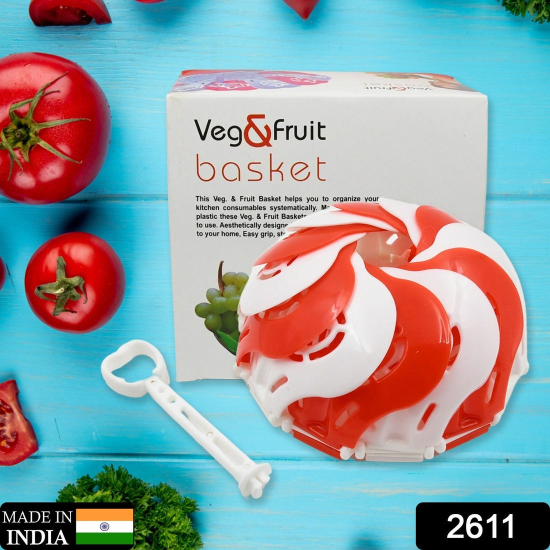 Folding Fruit Basket | Foldable Basket | Fruit Bucket |Basket with Hanging Stand | Fruit and Vegetables Basket | Foldable Lotus Shape Basket Tray for Multi-use (1 Pc) - Shopmania Wholesale