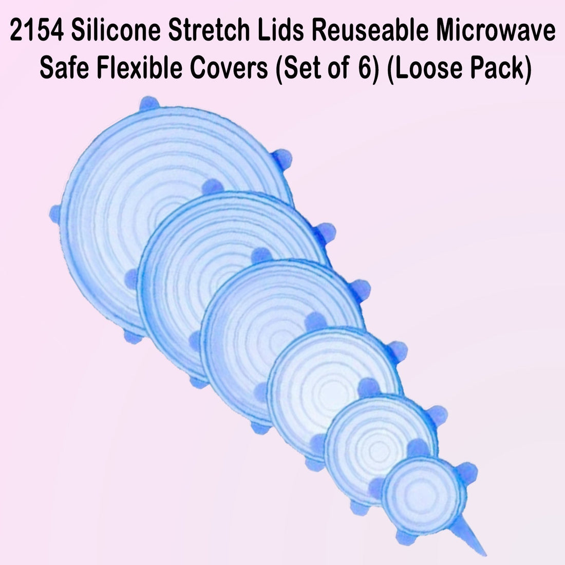 Silicone stretch lids set