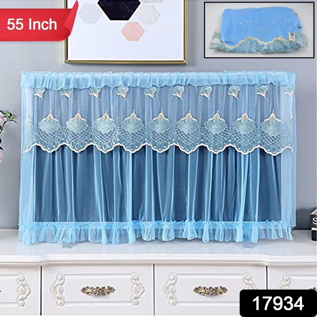 Dustproof Cover for Indoor, TV Screen Protector Cloth Cover (55 Inch) - Shopmania Wholesale