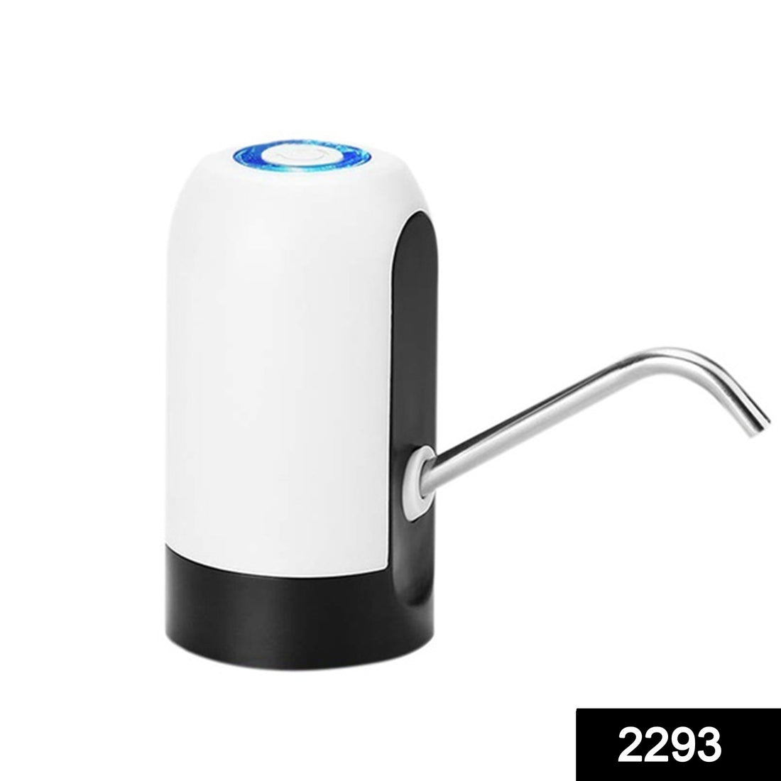 USB rechargeable drinking cooler pump dispenser with blue light indicator