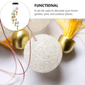 Solar-powered wind chime for garden decor