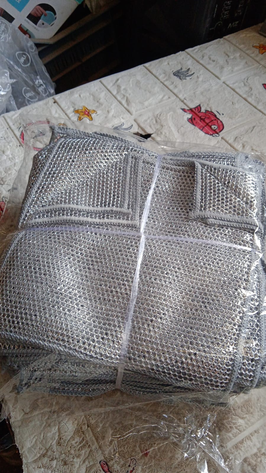 Double-Sided Multipurpose Microfiber Cloths, Stainless Steel Scrubber, Non-Scratch Wire cloth, (1 Pc / 20 x 20 Cm) - Shopmania Wholesale