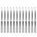 Stainless steel utility knife with strong grip handle