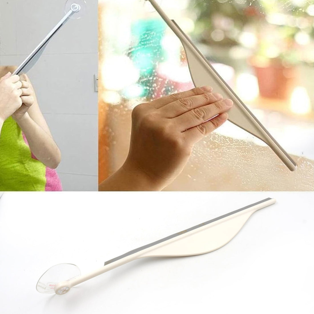 All-in-One Cleaner: Squeegee for Shower, Bathroom & Windows - Shopmania Wholesale