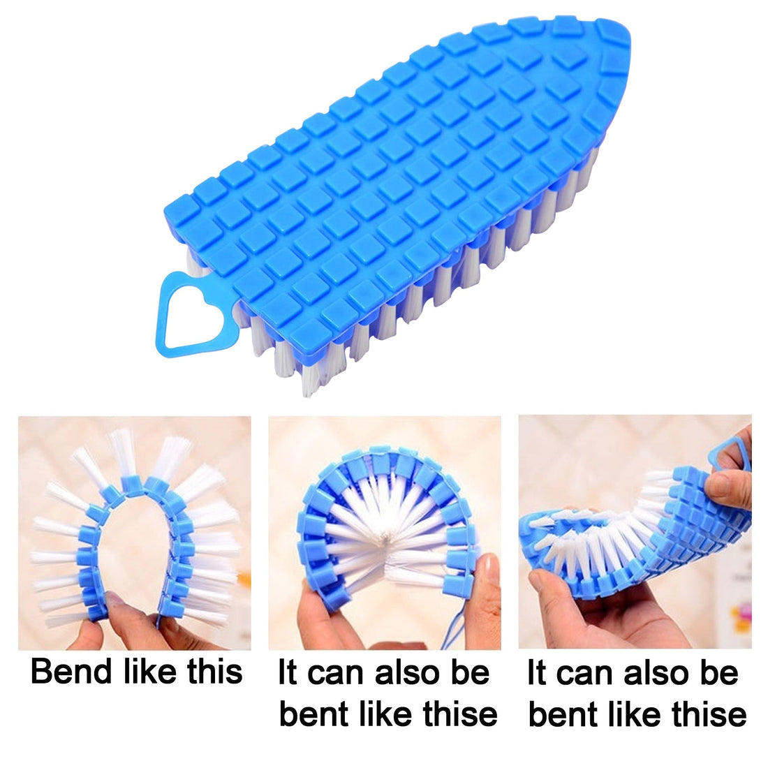 Flexible Plastic Cleaning Brush for Home, Bathroom, - Shopmania Wholesale