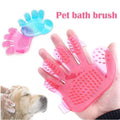 Rubber Pet Cleaning Massaging Grooming Glove Brush your brand