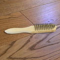 Wooden Handle Steel Wire Brush (1 Pc) - Shopmania Wholesale