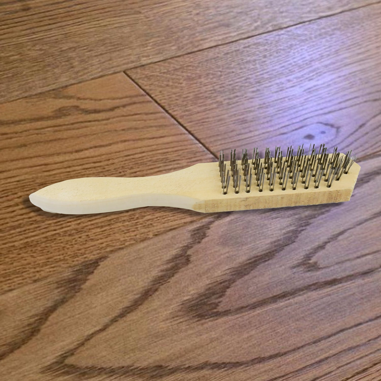 Wooden Handle Steel Wire Brush (1 Pc) - Shopmania Wholesale