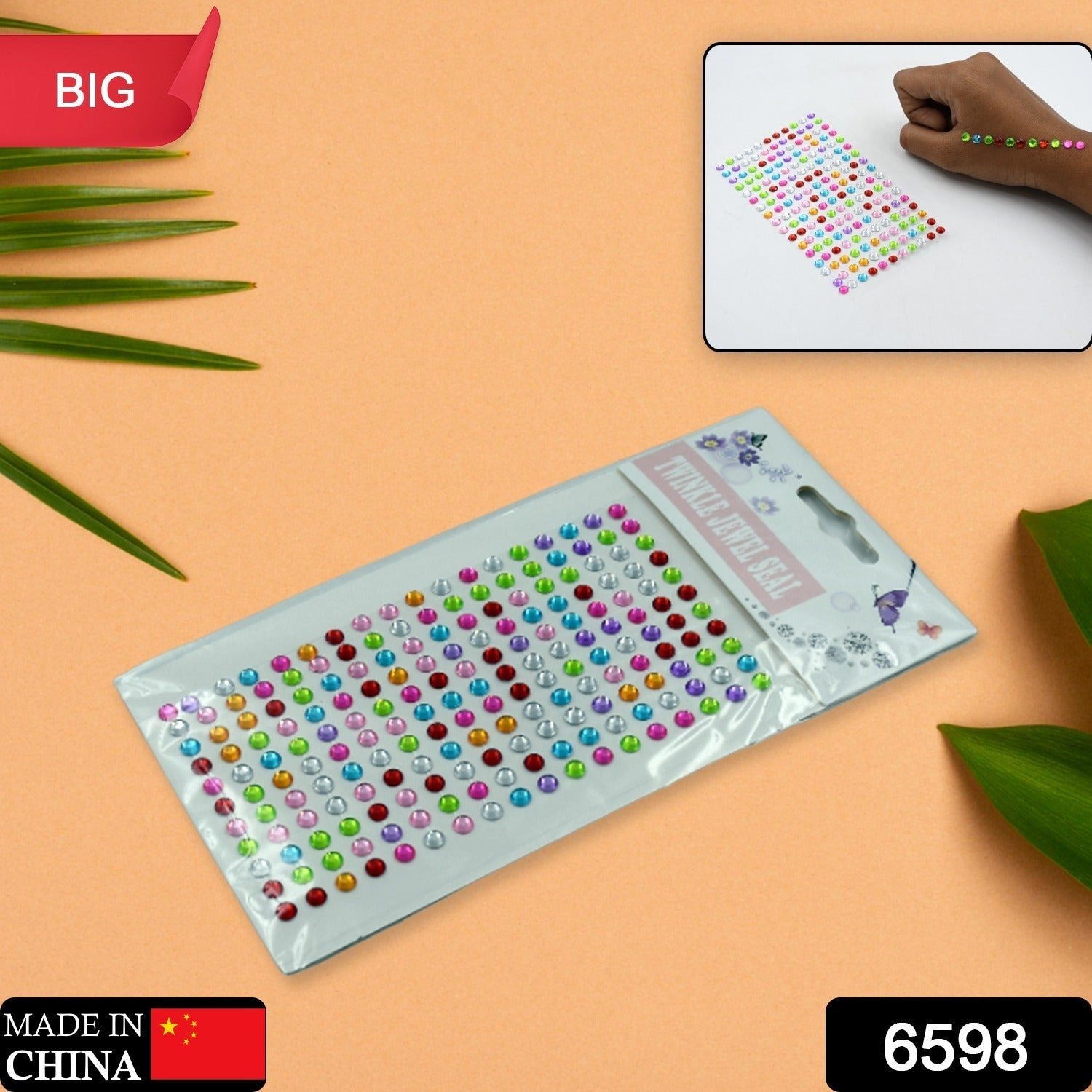 SpaceSelf Adhesive Multi Size Shaped Shining Stones Crystals Stickers For Art & Craft, Mobile Phone Decoration, Jewelery Making, School Projects, Creative Work - Shopmania Wholesale