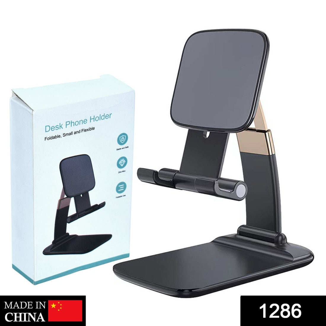 Phone Holder for Table, Foldable Universal Mobile Stand for Desk - Shopmania Wholesale