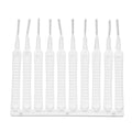 Anti-clogging shower head cleaning brushes