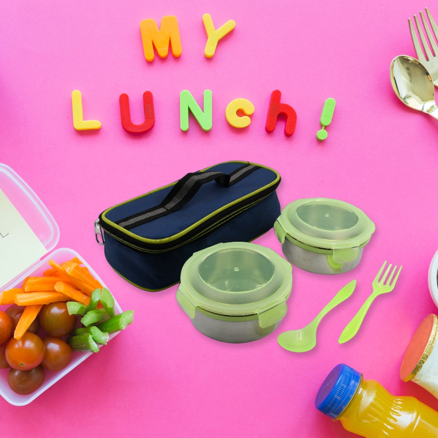 AIRTIGHT & LEAK PROOF STAINLESS STEEL CONTAINER MULTI COMPARTMENT LUNCH BOX CARRY TO ALL TYPE LUNCH IN LUNCH BOX & PREMIUM QUALITY LUNCH BOX IDEAL FOR OFFICE , SCHOOL KIDS & TRAVELLING IDEAL - Shopmania Wholesale