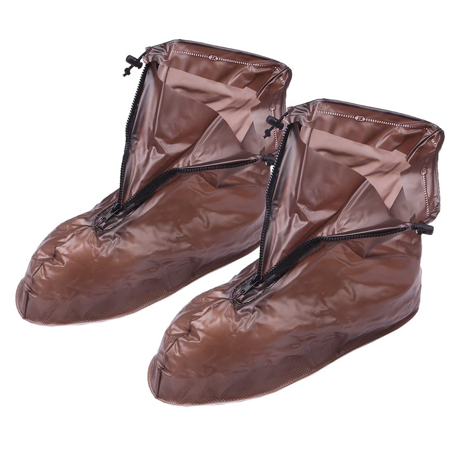 Plastic Shoes Cover Reusable Anti-Slip Boots Zippered Overshoes Covers Transparent Waterproof Snow Rain Boots for Kids / Adult Shoes, for Rainy Season (1 Pair / Small Size) - Shopmania Wholesale