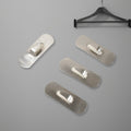 Self- Adhesive Hooks, Heavy Duty Wall Hooks Hangers Stainless Steel Waterproof Sticky Hooks for Hanging Robe Coat Towel Kitchen Bathroom and. your brand