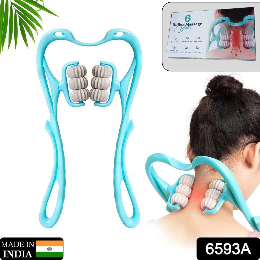 Neck & Shoulder Massager: Portable Relief for Back, Waist & More (1 Pc) - Shopmania Wholesale