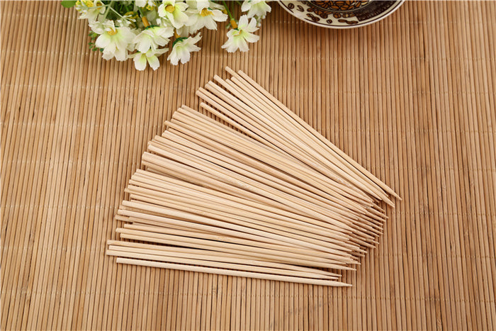 Natural Bamboo Wooden Skewers / BBQ Sticks for Barbeque and Grilling - Shopmania Wholesale