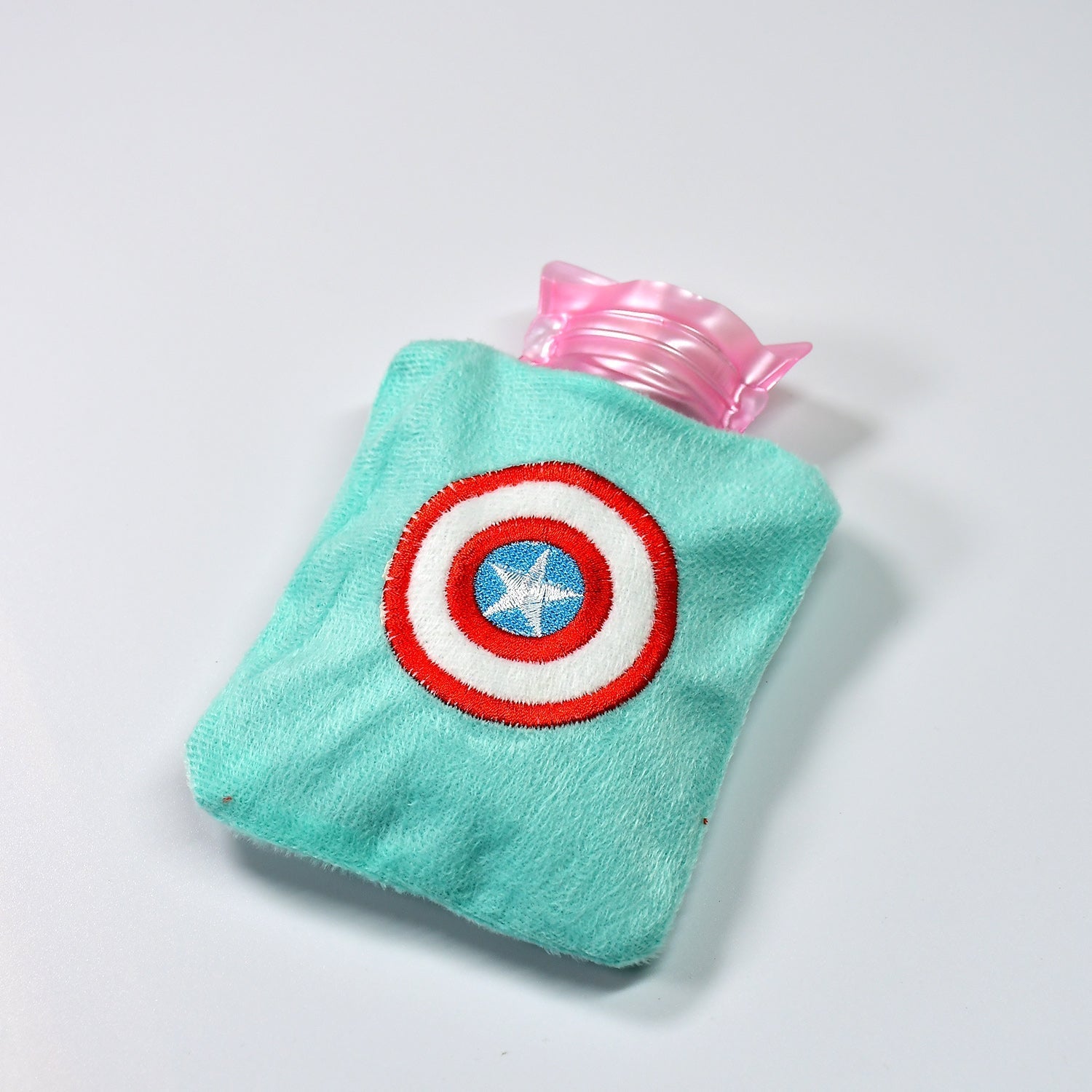 Captain America Print Small Hot Water Bag with Cover for Pain Relief your brand