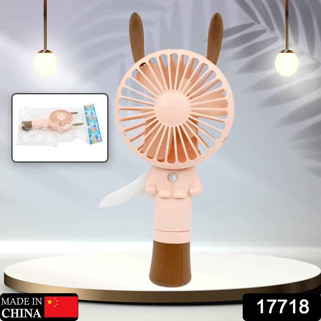 Portable Small Fan Handheld, Mini Student Handheld Dormitory Class Personal Fan Without Battery & USB Cable Operated Manual Hand Press Fan (1 Pc) - Shopmania Wholesale