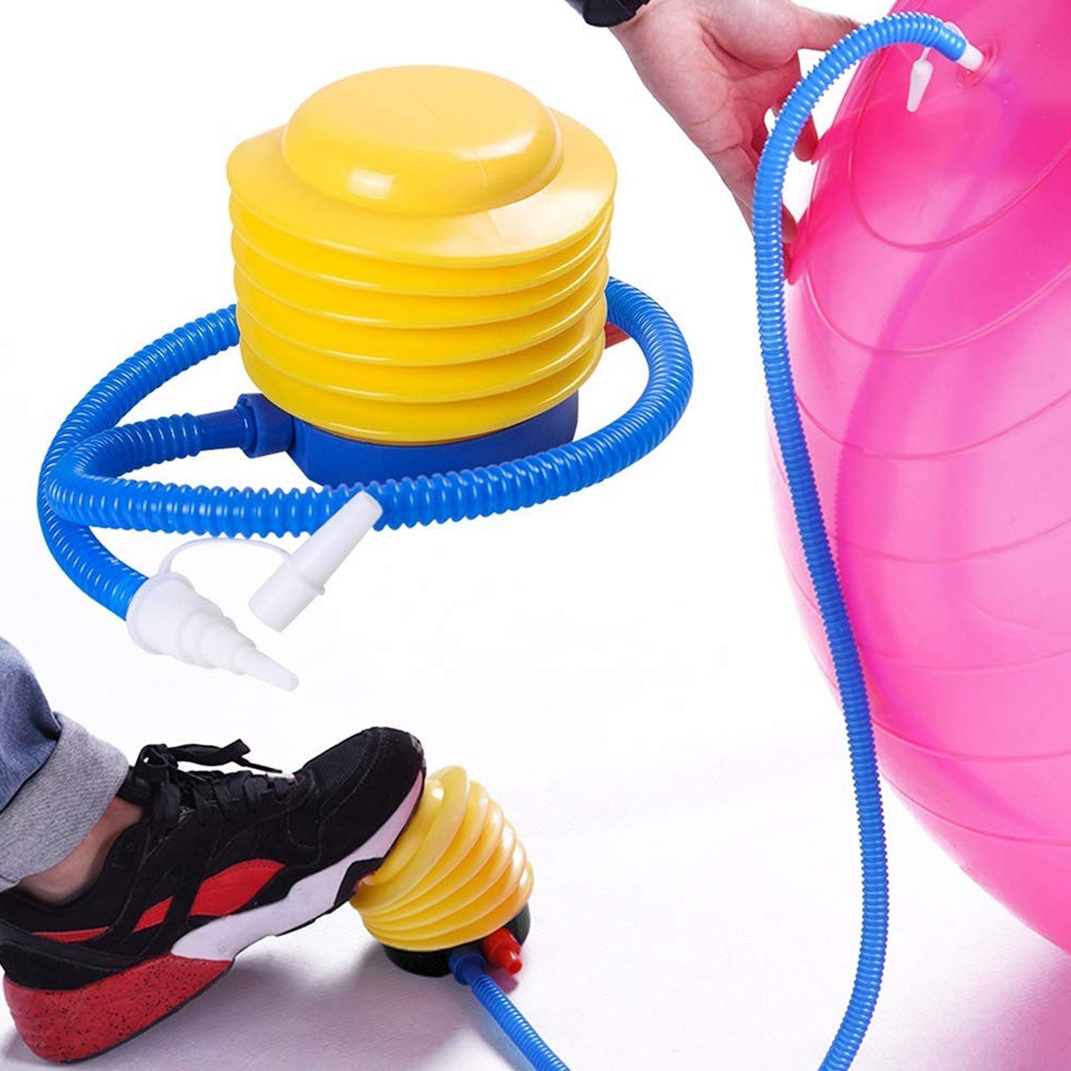 Heavy Duty Gym Ball Non-Slip Stability Ball with Foot Pump for Total Body Fitness - Shopmania Wholesale