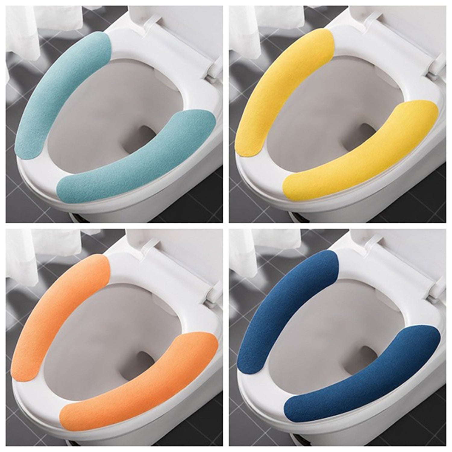 Toilet Seat Cover, Toilet Seat Cushion Soft and Warm Washable Toilet seat Cover Sheets Comfortable your brand