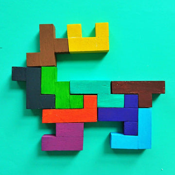 Wooden mind game designed for kids, featuring colorful and engaging gameplay.