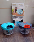 3 Blades Handy Chopper and Slicer Used Widely for chopping and Slicing (450 ML / 1 Pc) your brand