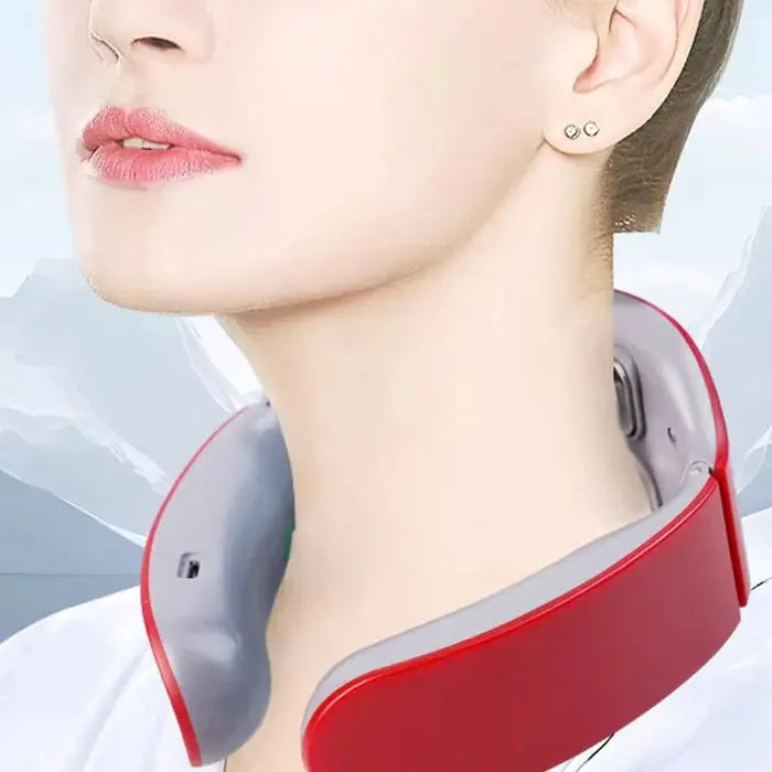 3 Heads Smart Electric Neck and Back Pulse Massager (1 Pc) your brand