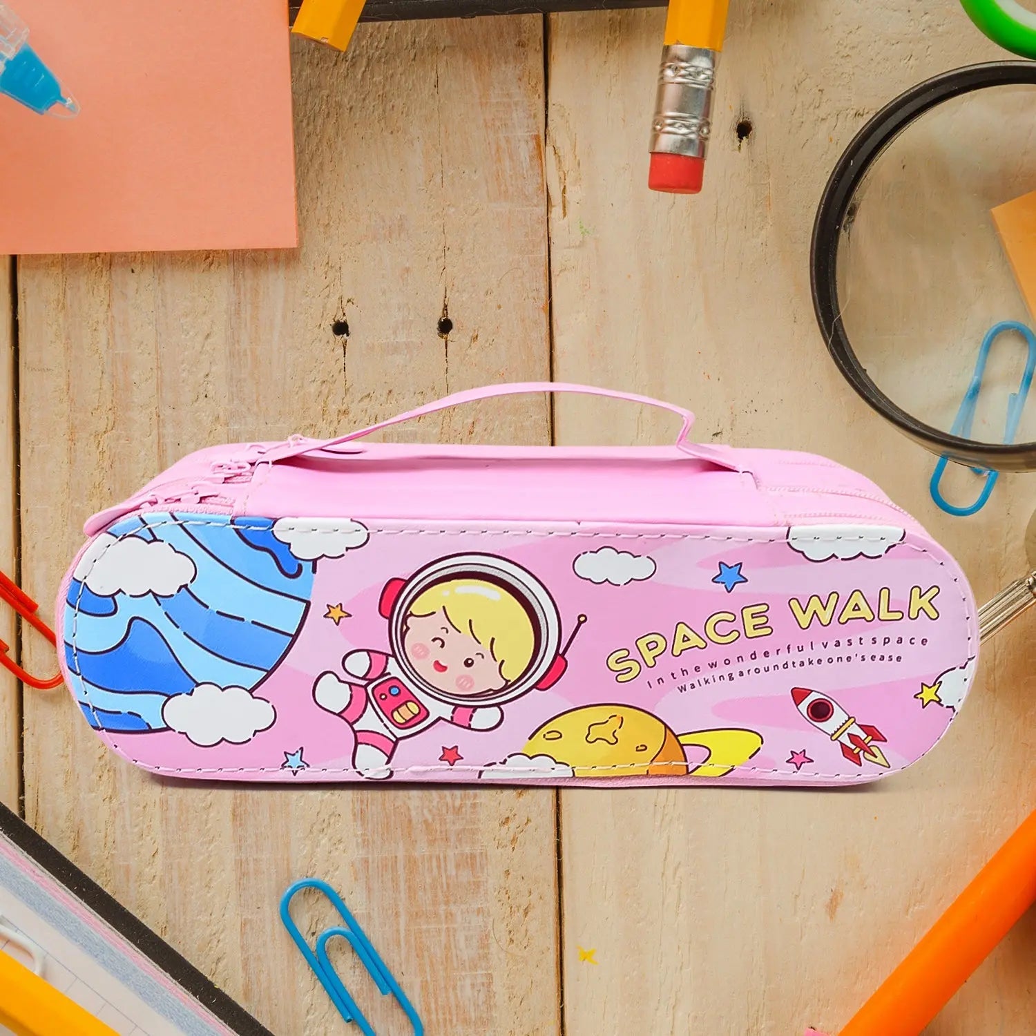 3 Layer Large Capacity With Multi-Functional Pencil Case (1 Pc) your brand