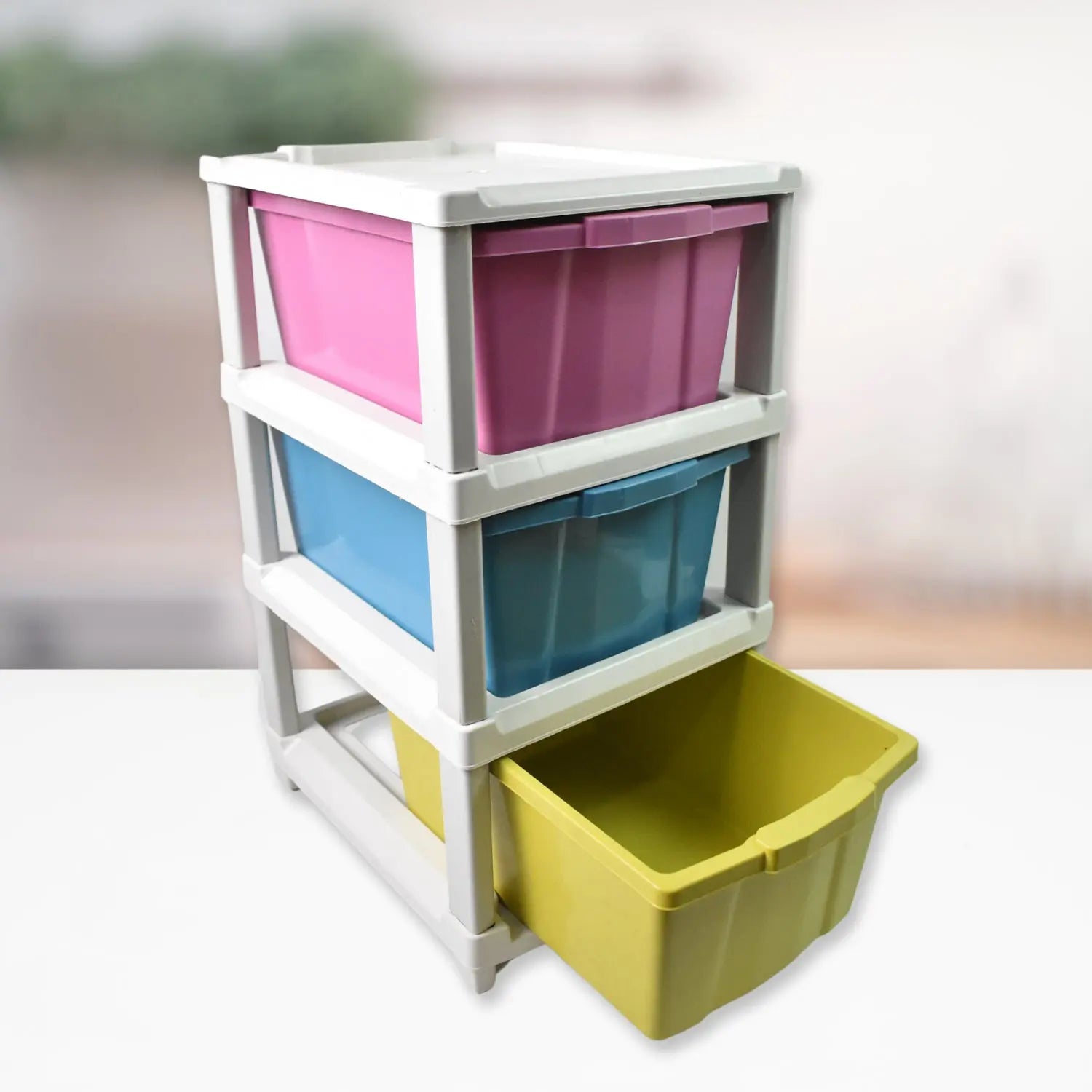 3 Layer Plastic Drawer Storage Organizer (1 Pc) your brand
