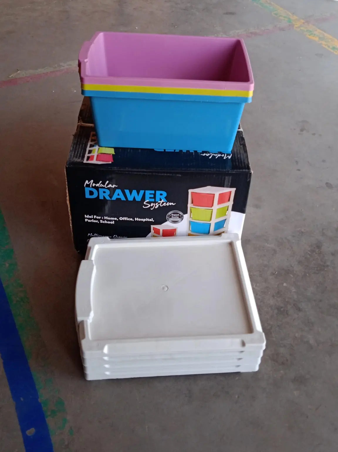 3 Layer Plastic Drawer Storage Organizer (1 Pc) your brand
