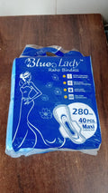 Blue Lady Extra Long Pads With Wides Wings Sanitary Pads – 280 mm, 40-Pack - Shopmania Wholesale