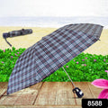 3-Fold Sun & Rain Protective Solid Foldable Umbrella, (1 Pc) your brand