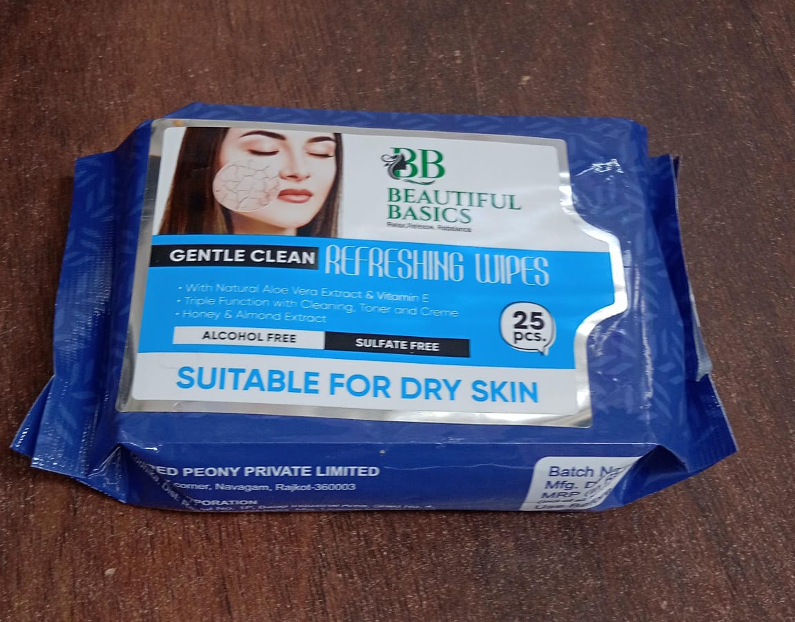Refreshing Wet Wipes for Face | Facial Cleansing | Refreshing & Skin Hydration| Soothing for skin | pH Balance & Alcohol Free | Nourishing with Fruit extract | 25 Wipes - Shopmania Wholesale