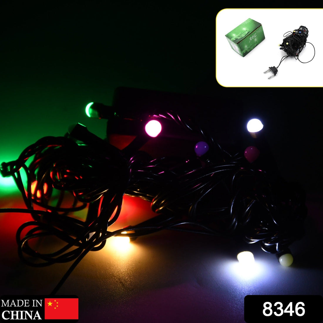 3-meter LED string light for decoration, multi-color