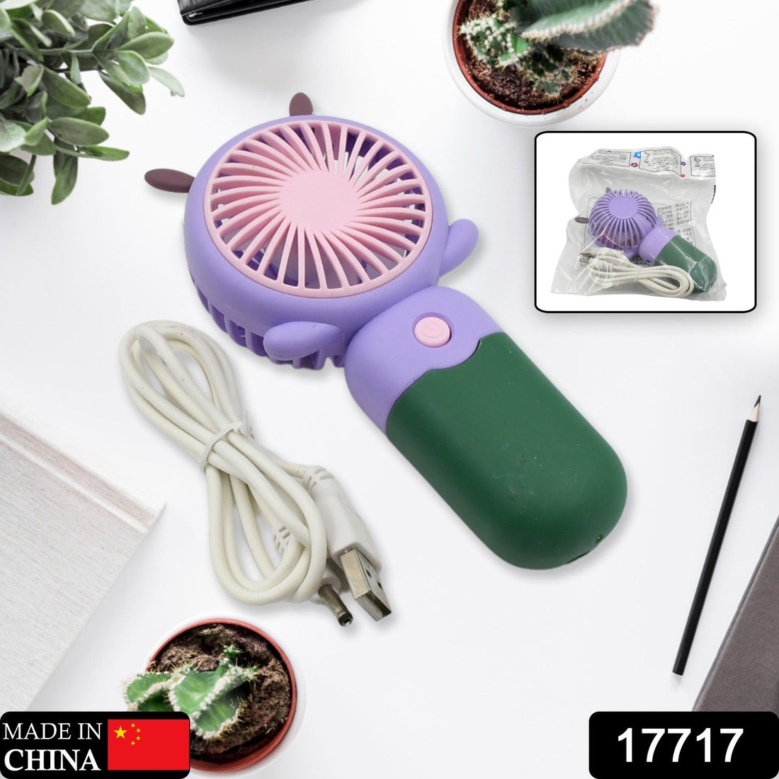 Mini USB Handheld Fan, Portable and lightweight Mini Fan for Home, Office, Travel and Outdoor Use (1 Pc) - Shopmania Wholesale