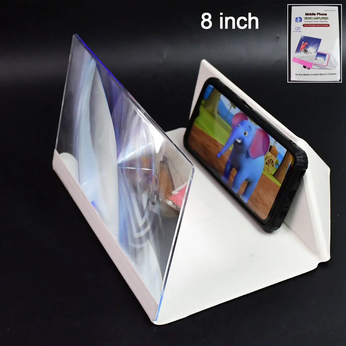 3D HD Mobile Phone Screen Magnifier Amplifier (1 Pc / 8 Inch) your brand