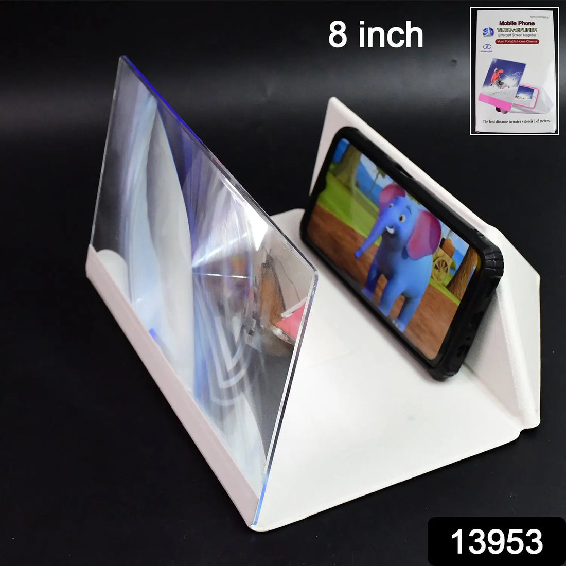 3D HD Mobile Phone Screen Magnifier Amplifier (1 Pc / 8 Inch) your brand