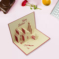 3D Paper Wish Card High Quality Paper Card All Design Card Good Wishing Card  (Birthday , Valentine , love , Christmas Card) (1Pc ) your brand