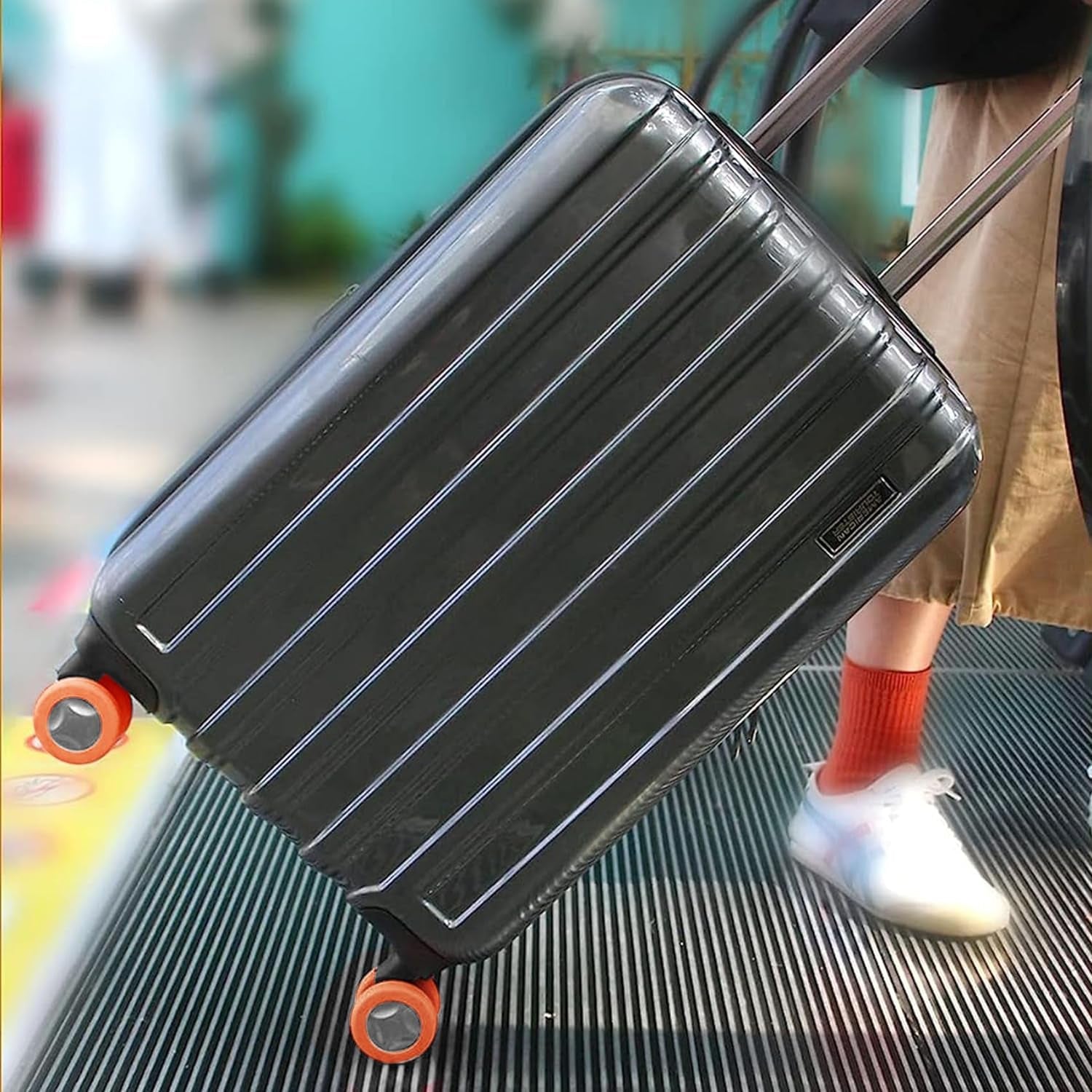 Luggage Wheel Covers, 8 Pcs Luggage Wheel Covers For Suitcase, Reduce Noise For Travel Luggage Suitcase, Silicone Suitcase Wheels Cover, For Protect Suitcase Wheels (8 Pcs) - Shopmania Wholesale